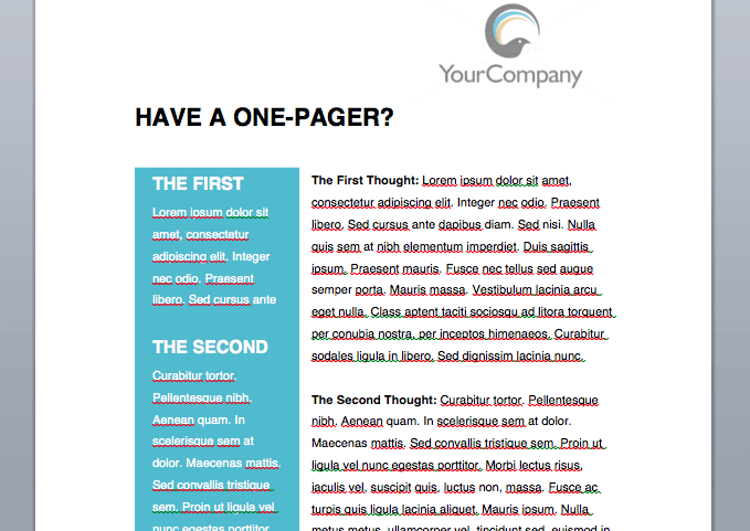 White Paper Template Example